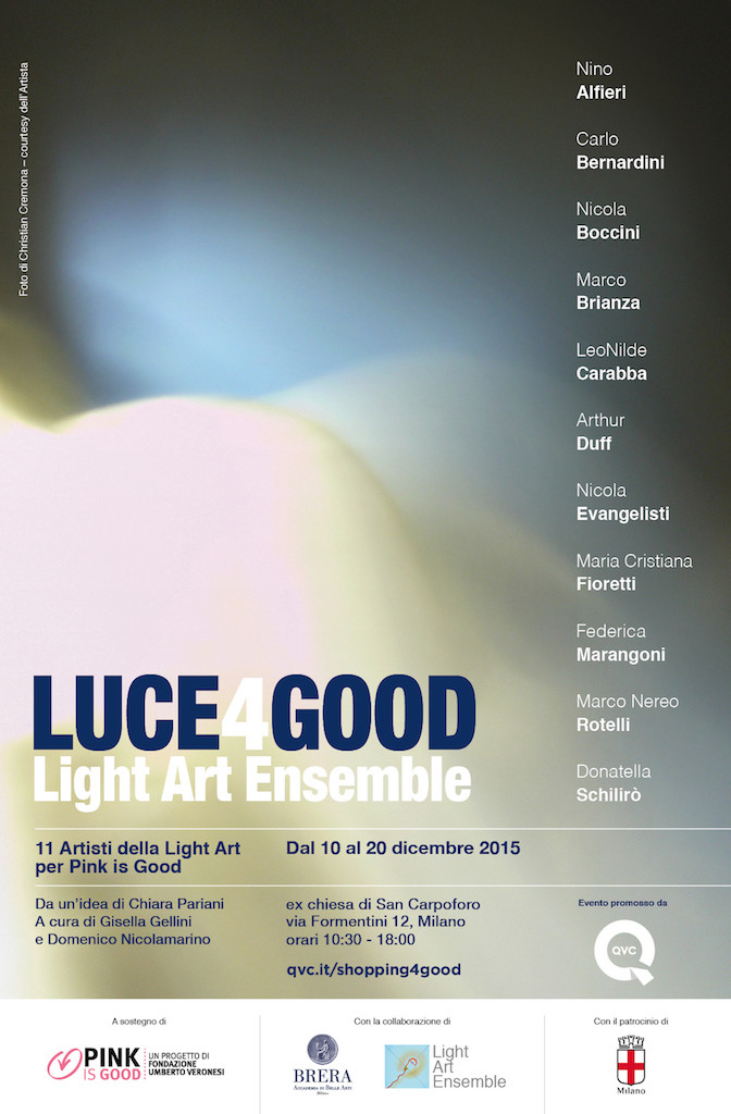 LUCE4GOOD - Light Art Ensemble 2015