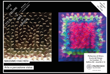 Luce e Colore tra Arte e Design | Lezione 21 settembre 2021 | Massimo Hachen