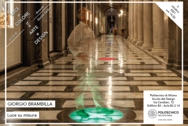 Luce e Colore tra Arte e Design | Lezione 5 ottobre 2021 | Giorgio Brambilla