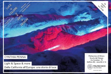 Luce e Colore tra Arte e Design | Lezione 26 ottobre 2021 | Cynthia Penna